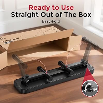 FLYBIRD Foldable Flat Weight Bench for Home Gym, 600/1000 lbs Capacity with Dual Locking for Strength Training, Easy Setup & Storage for Small Apartments, Lifting, Hip Thrust, Dumbbell Workout