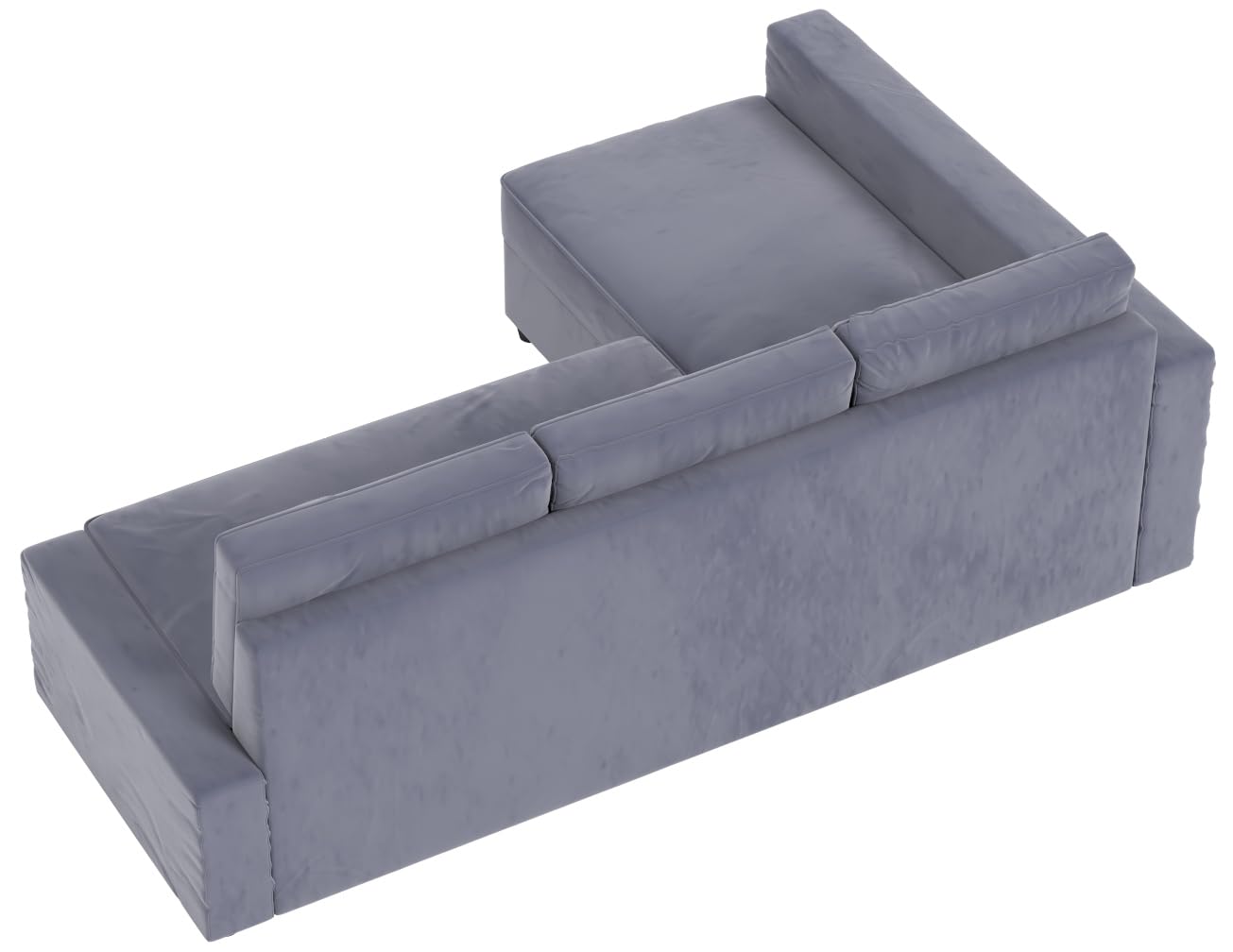 HomeTown Market The Cotton Friheten Sleeper Sofa Cover Replacement is Compatible with IKEA Friheten 3 Seat Sofa Bed Slipcover (Light Gray