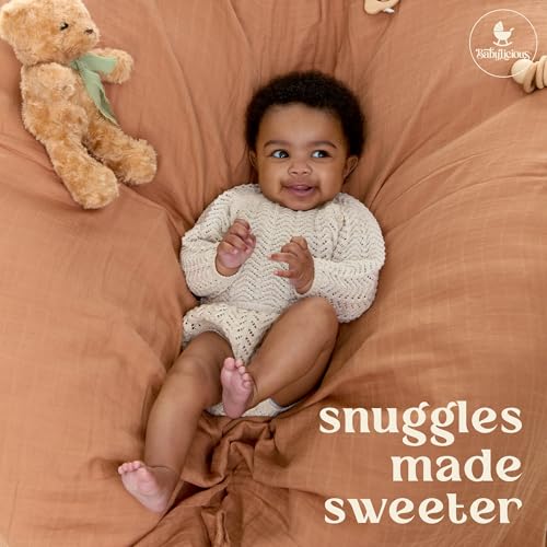 Muslin Swaddle Blankets - 4 Pack | Muslin Baby Blanket for Newborn Boy/Girl | Soft&Breathable Receiving Blankets | Newborn Swaddle Blanket (47" x 47")| Baby Essentials,Registry & Gift- Desert Dreams