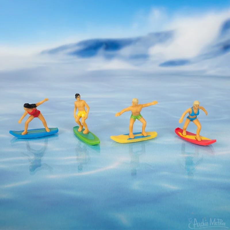 Amazon.com: Archie McPhee Itty Bitty Surfer - Bag of 8 Miniature