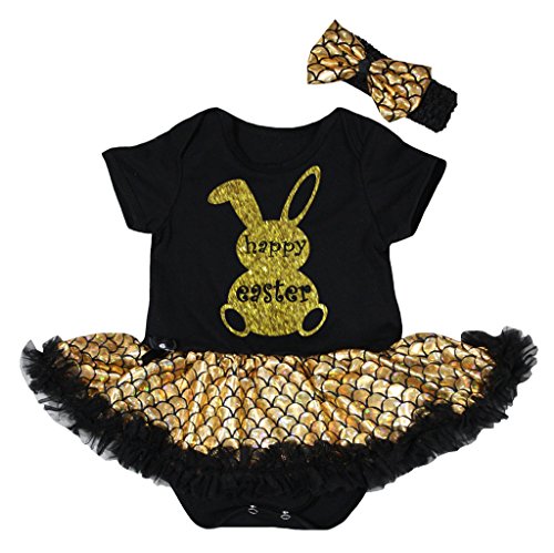Body bébé fille noir vêtement manches courtes coton taille 120