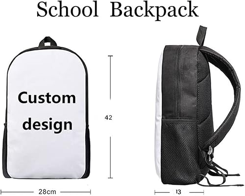 Miniatura 2 de Mochila para niños con lonchera y estuche 3 en 1, Soccer Galaxy Space Personalizar Nombre, Mochilas Daypack
