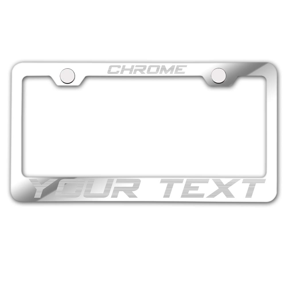 UFRAME Laser Engraving Custom Stainless Steel License Plate Frame