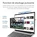 jumper Laptop 15,6 Zoll FHD Display, 12 GB RAM 512 GB ROM TF Erweitern 512GB, 5205U Prozessor Notebook(bis zu 2,3 GHz), 2 Stereo-Lautsprecher/USB 3.0/Typ-C/Zehnertastatur