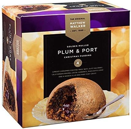 Matthew Walker Golden Plum & Port Christmas Pudding 400g x 1