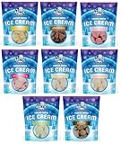 Arctic Farms Freeze Dried Ice Cream that Does Not Melt (Variety Pack of 8 Flavors)
