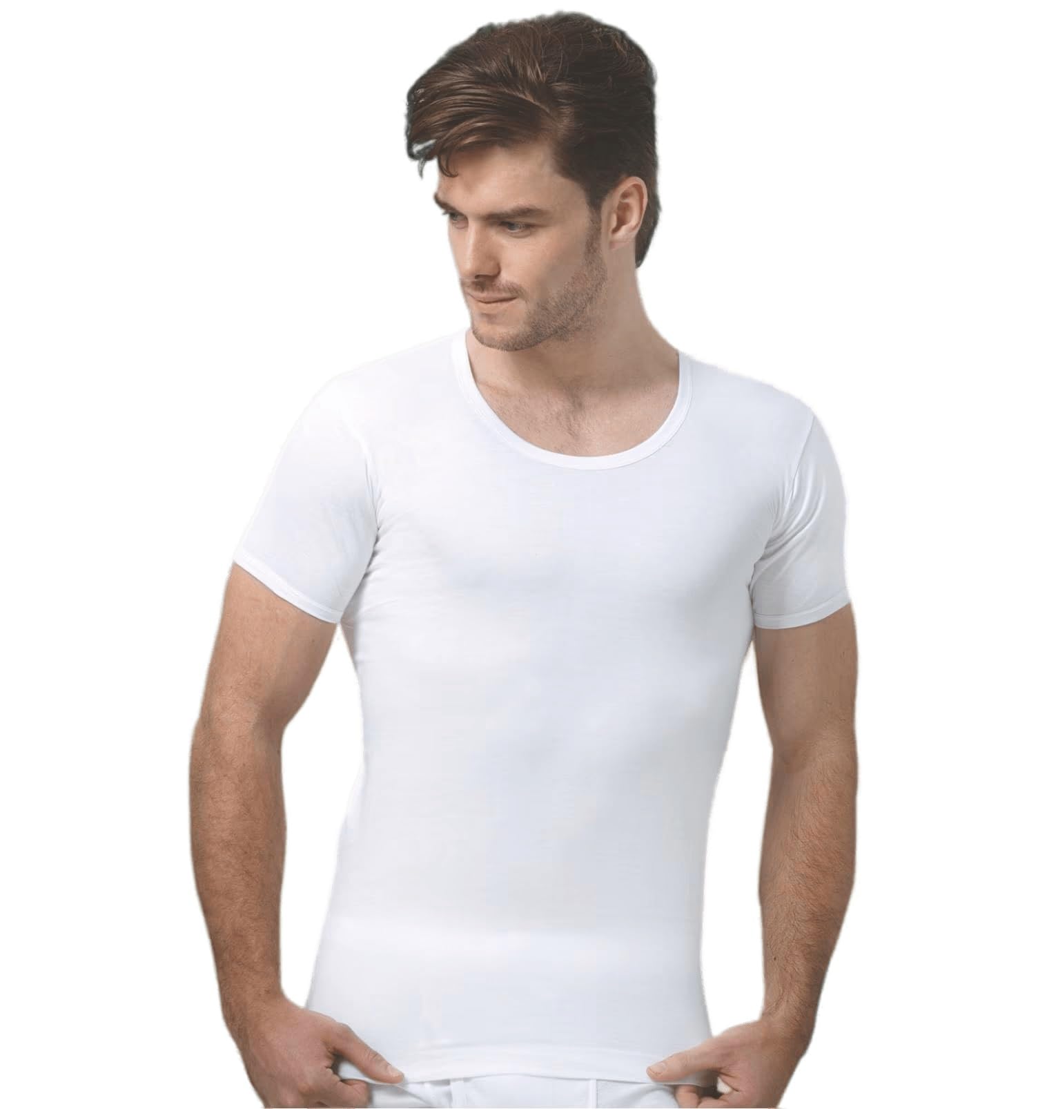 Viking Pack of 5 RNS Half Sleeve Men's Vests_RNS95 White