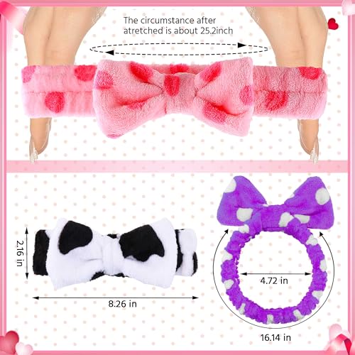 WSYUB 3-Piece Spa Headbands for Face Washing, Makeup & Skincare, Perfect for Girls & Women, Birthday Party - Image 3