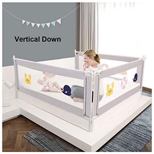 Barrière incassable pour lit King Size avec système de levage vertical - 3