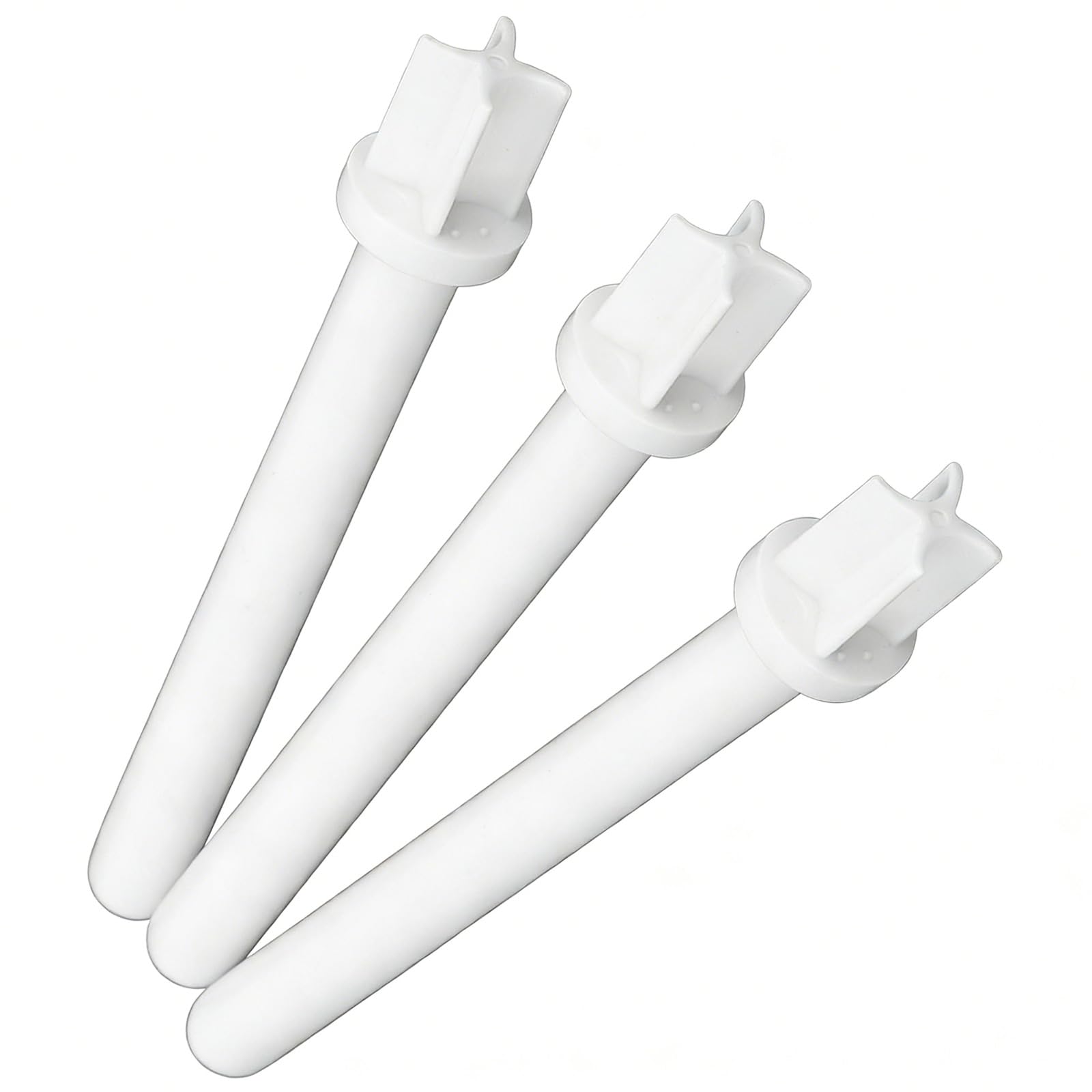 3Pcs Auxiliary Spool Pin, White Plastic Spool PIN for Sewing Machines Compatible with Most Sewing Machines