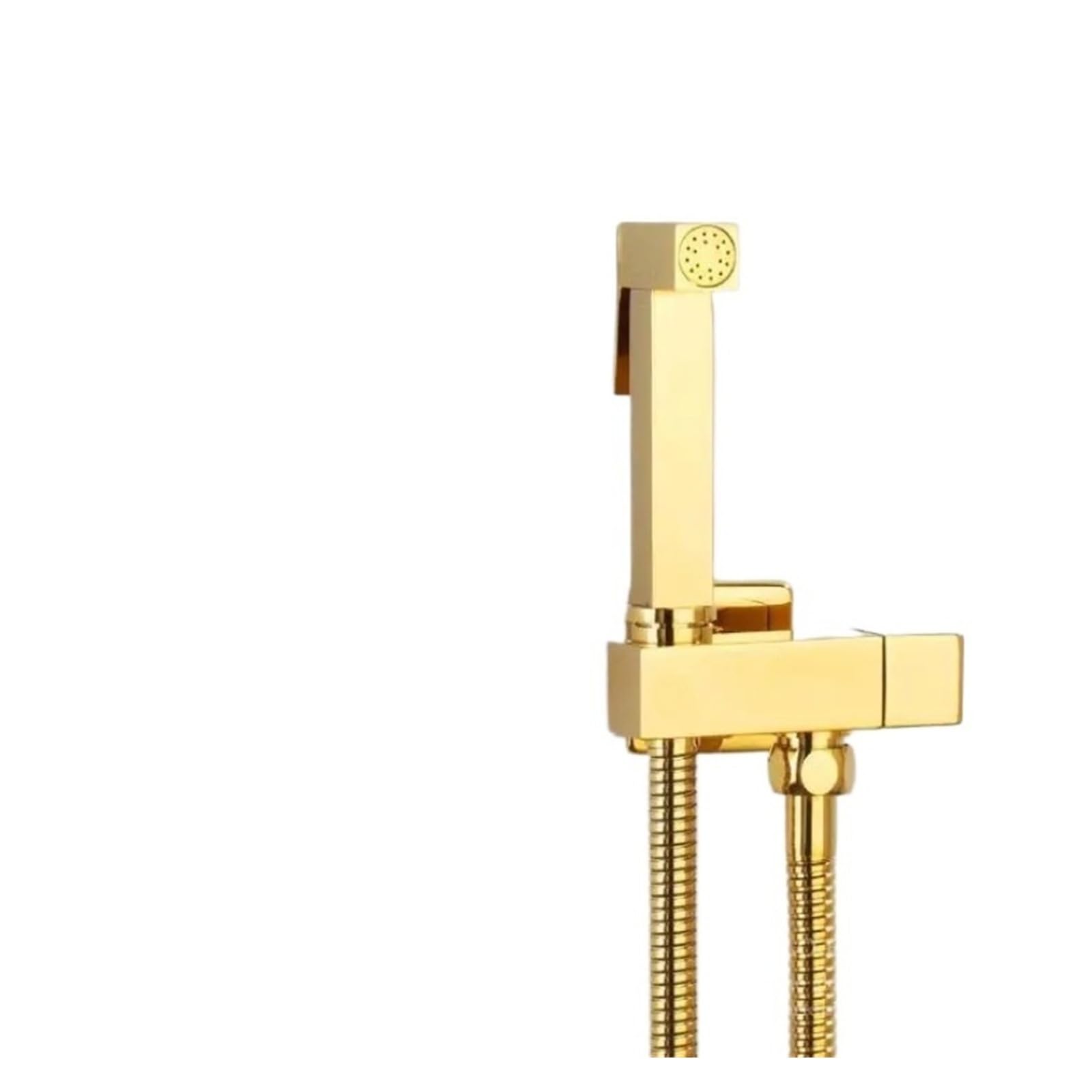 Bvhisehp Light Grey Brass Chrome Bidet Spray Gun High Pressure Toilet Flusher Spray Faucet Set(Light Grey)