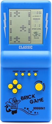 Consola de juegos de ladrillo de pantalla grande de 35 pulgadas juego de carrerastanque integrado 23 juegos clásicos rompecabezas nostálgico negro