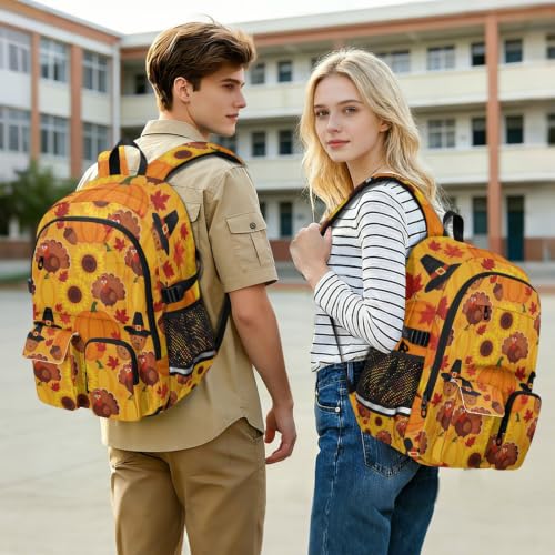 Mochila de Acción de Gracias estampada con motivos de cosecha 7