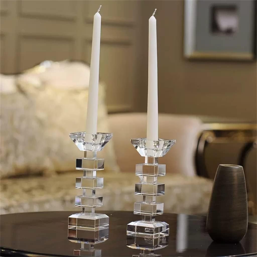 European Single-Head Dual-use Crystal Candle Table Home Jewelry Model Room Soft Decoration Wedding