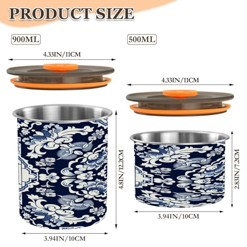 Envase Hermético para Café de Acero Inoxidable 500 ml miniatura 3