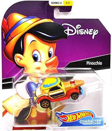 Amazon Mattel Hotwheels 1 64scale Disney Character Cars Series 2 Pinocchio マテル社製 ホットウィール 1 64スケール ディズニーキャラクターカーズ シリーズ2 ピノキオ ミニカー ダイキャストカー ホビー