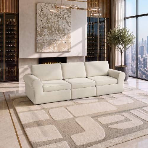 Image of Maywish 108 inch Sectional Boneless Couch, Cloud Sofa for Living Room