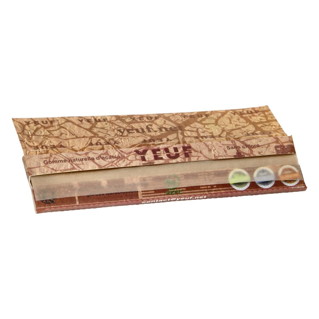 FEUILLES A ROULER SLIM YEUF PURE - BOITE DE 50 PAQUETS