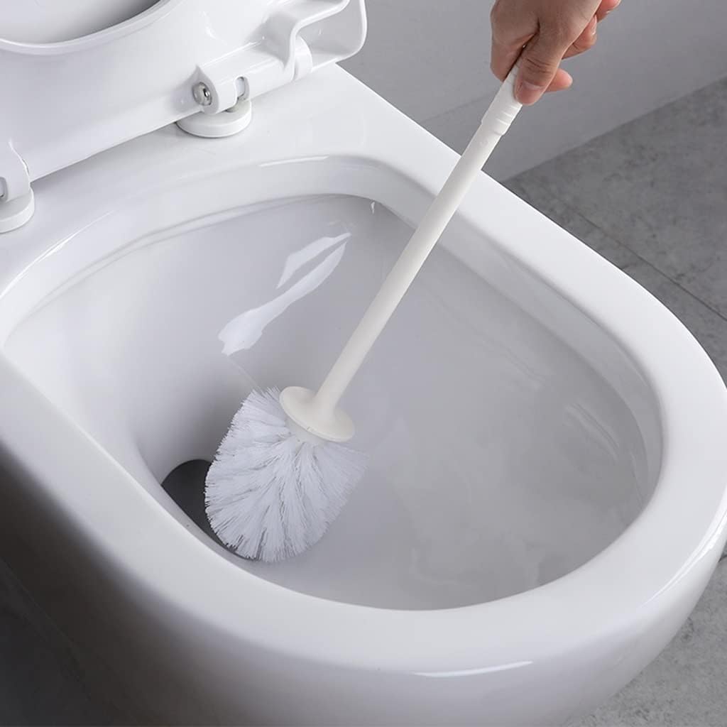 Toilet Brush Holder Toilet Brush Holder Bathroom Toilet Cleaning Brush with Base Household Long-handled Soft Hair Toilet Bowl Brush Set Toilet Brush Holders