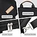 Kailaien 10-13 Inch Tablet Sleeve Bag, Ipad Bag for 13 In/11 in New iPad Pro M4 & 13 in Air M2 2024,iPad Pro 12.9 M2&M1,Ipad 10.9,Galaxy Tab S8+/S9+ 12.4,with Removable Shoulder Strap(Black)