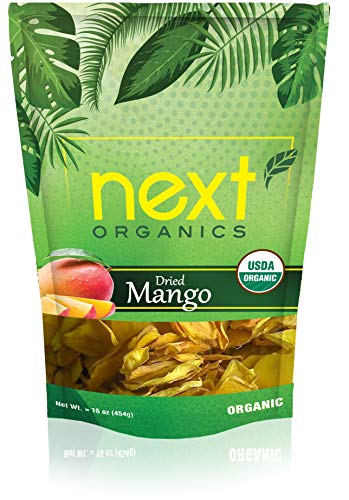 Next Organics Dried Mango, 16 oz Bag (Pack of 1)