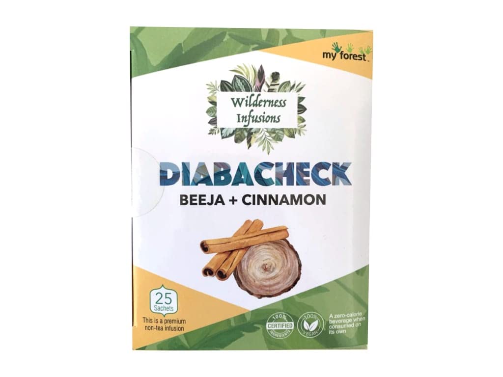 My Forest FFL Certified Diabacheck Beeja & Cinnamon Infusion | Helps Maintain Blood Sugar | 25 Sachets in 1 pack (B0B1X7YYP8) Amazon Price History, Amazon Price Tracker