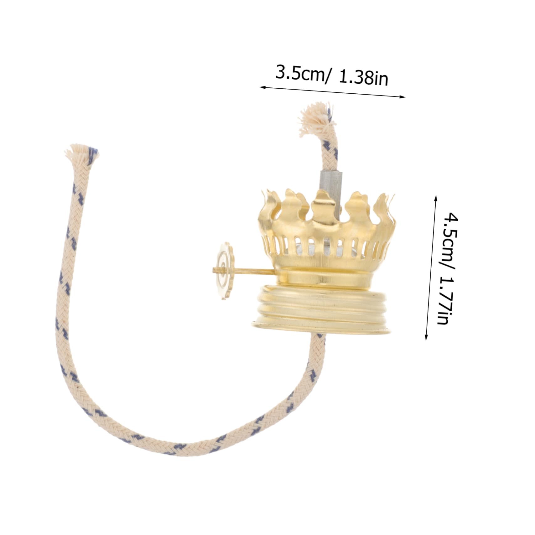 GLSTOY Complete Kerosene Lamp Parts Kit Oil Lanterns Indoor Use Flame Adjust Tool Random