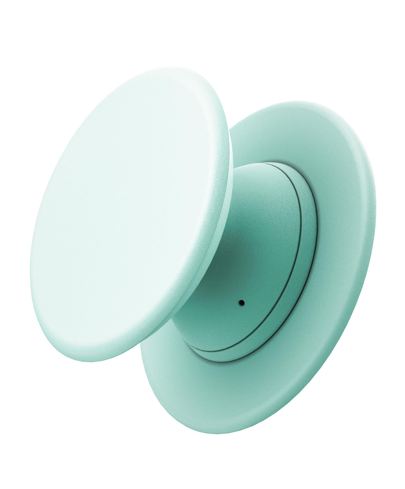 Encased MagMallow - Impugnatura magnetica pieghevole per telefono, compatibile con MagSafe, confortevole, in silicone, per iPhone, colore: Verde menta