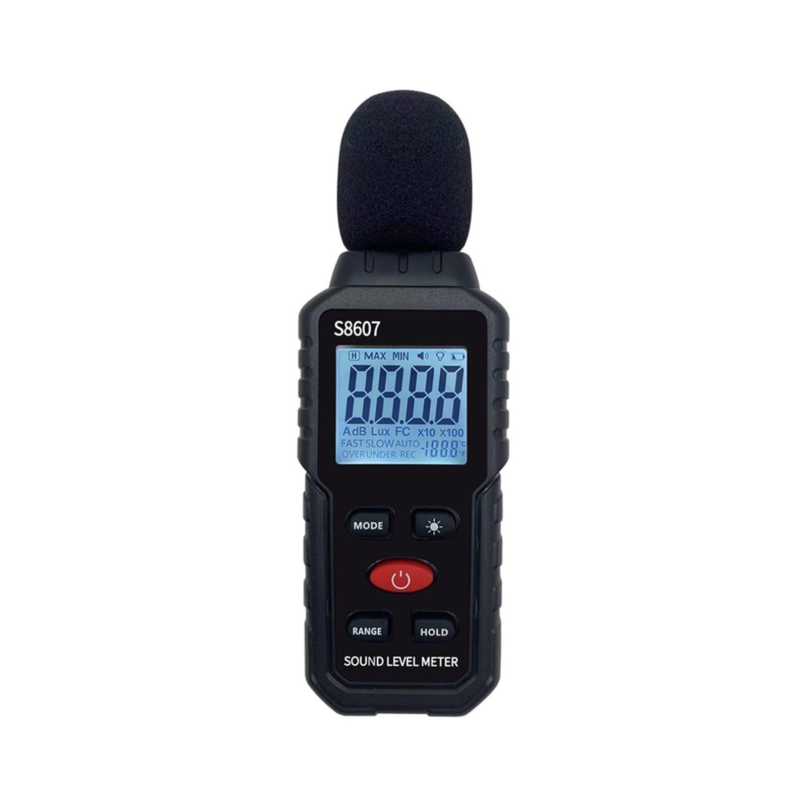 GHKryD decibel meter, Digital Sound Decibel Meter, Noise, Audio Level Tester with Auto Backlight & Max Hold Function