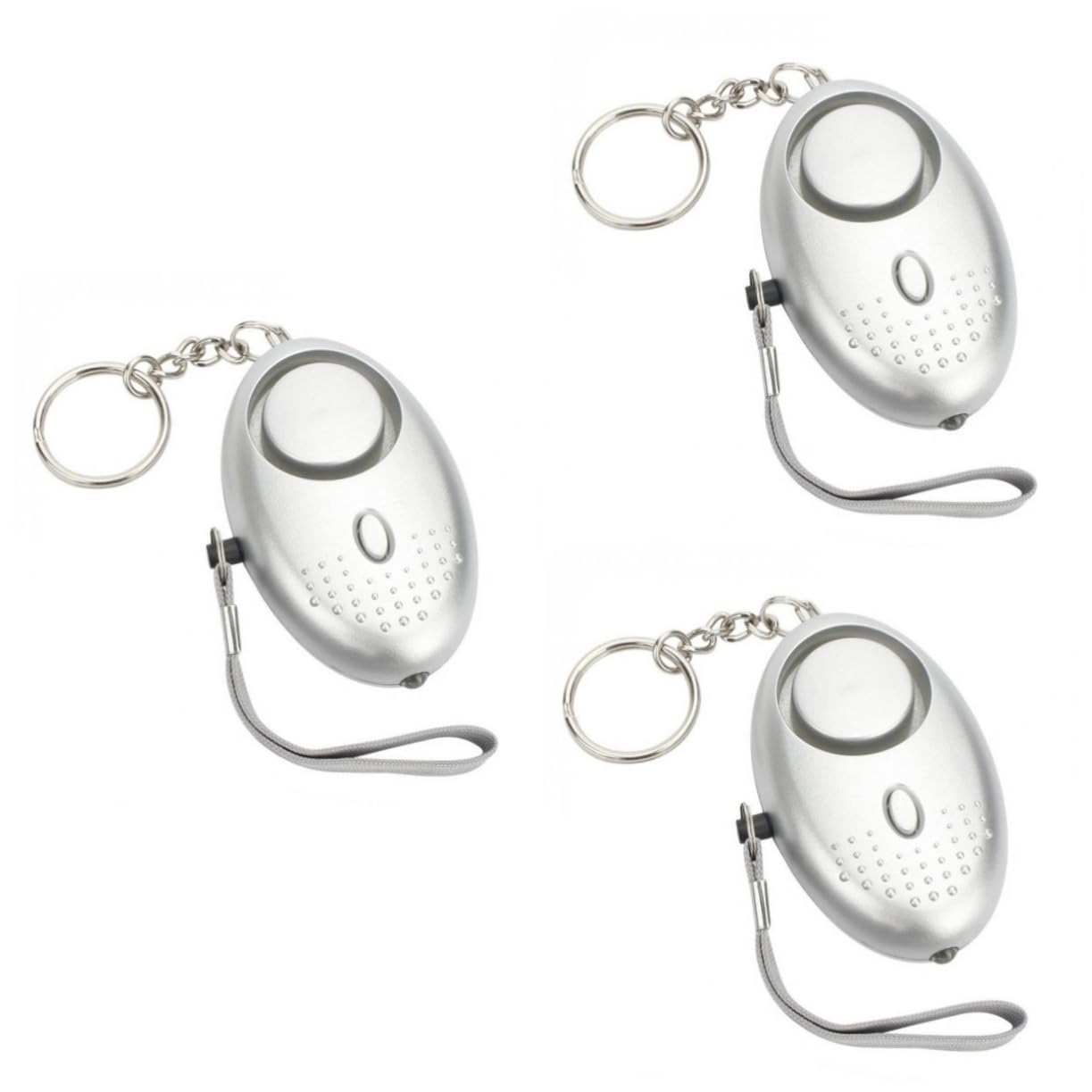 Hemobllo 6pièces Alarme De Sécurité Personnelle avec Lampe LED Alerte Urgence pour Femmes Garçon Fille Et Personnes Âgées Compact Et Pratique pour Joggers Et Travailleurs Solitaires