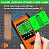 Stud Finder Wall Scanner, 5 in 1 Multifunction Stud Locator with Smart Sensor, HD LCD Display and Audio Alarm for The Center & Edge of Metal, Studs, AC Wire, and Pipe Detection (Tropical Orange)