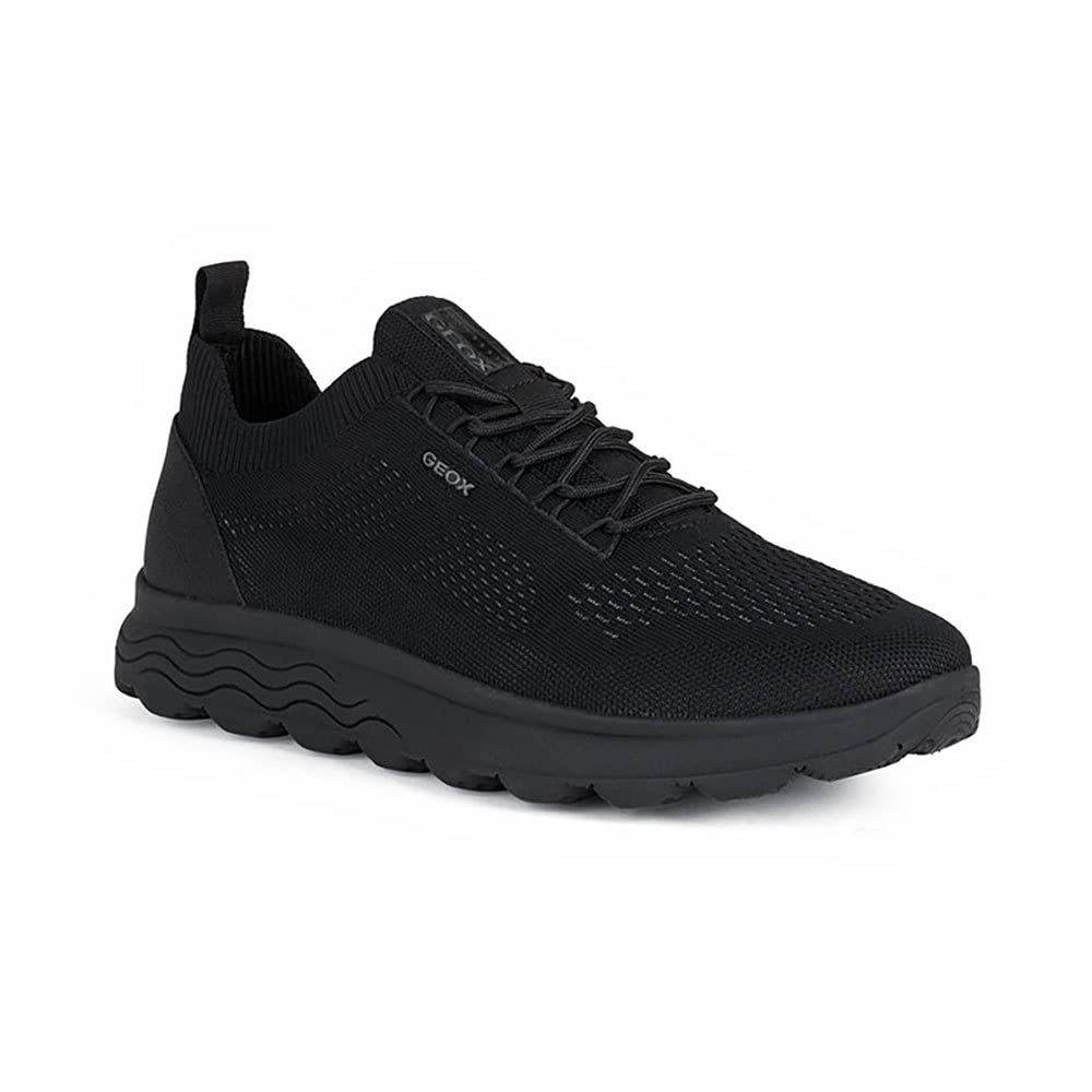 Geox Mens U Spherica Sneakers, Black, 10 UK