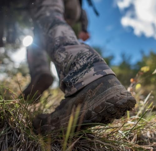 Image of Danner Vital 8 inch Waterproof Hunting Boots for Men - Abrasion-Resistant Leather & Textile Upper, Shock-Absorbing Footbed & Non Slip Traction Outsole