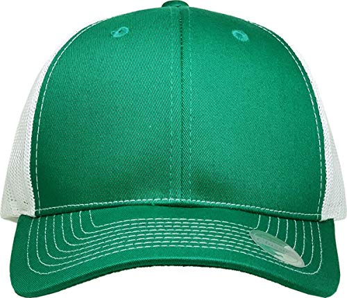 Image of Classic 6 Panel Cotton Twill Mesh Trucker Cap Hat Adjustable Snapback Hat