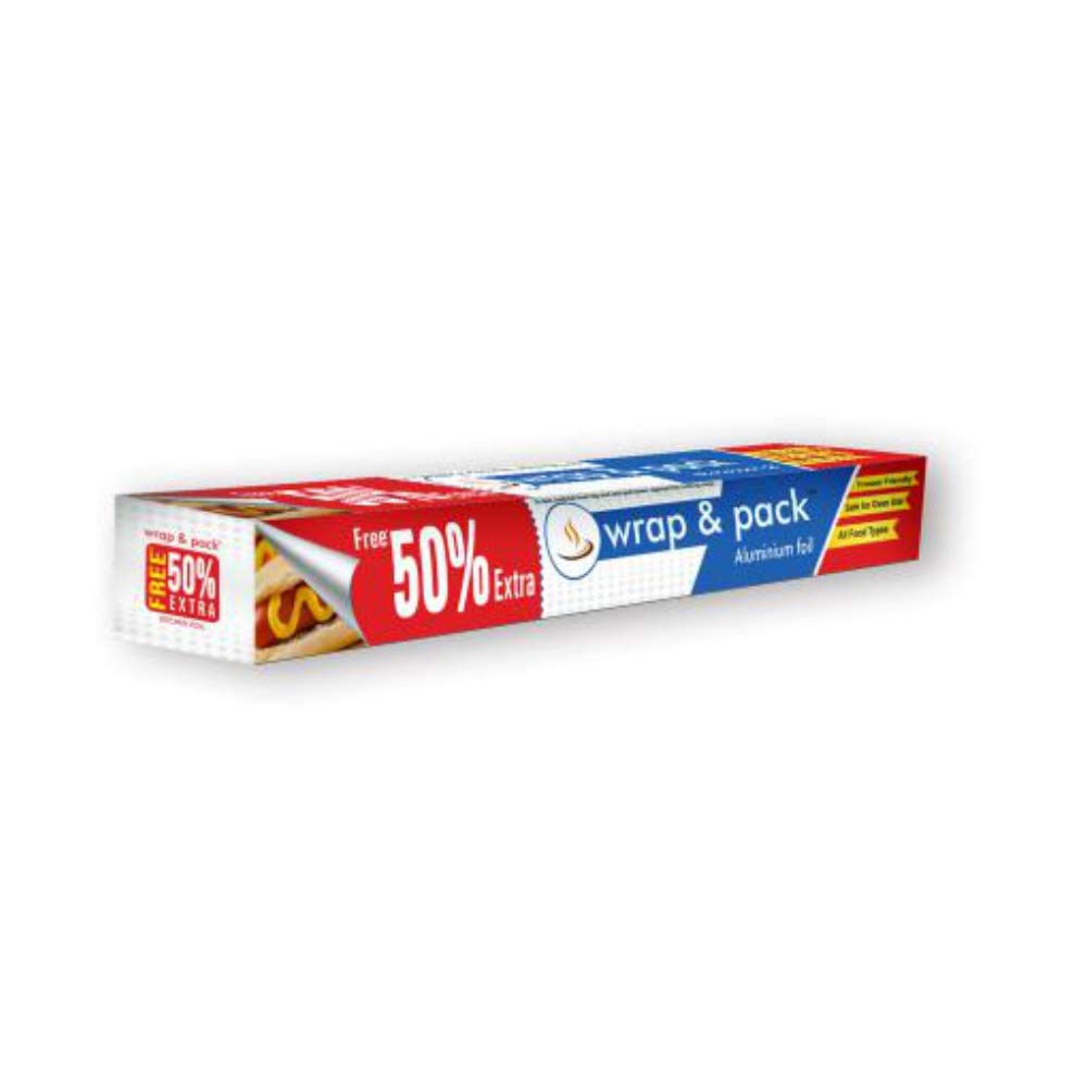 wrap & pack Aluminium foil 33gm + 50% Free (11micron) ES (B0936PQGT4) Amazon Price History, Amazon Price Tracker