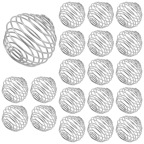 ZEONHEI 20 PCS 304 Stainless Steel Bottle Mixer Ball, Wire Whisk Ball Milkshake Protein Shaker Ball Whisk Mixing Ball for Drink Bottle Shaker Cup