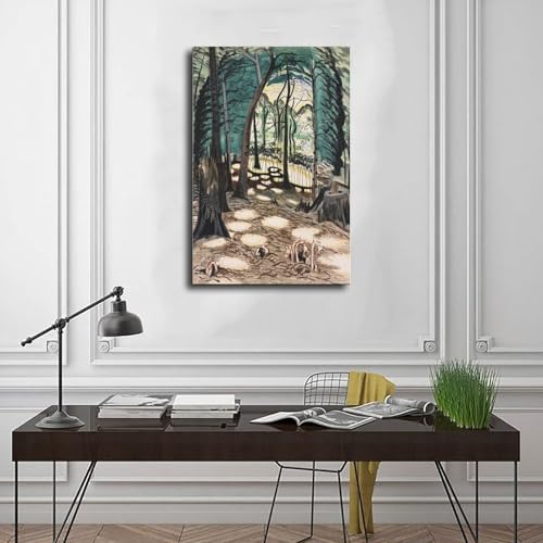 Impression sur toile The Bower Burchfield déco murale 20x30 cm - 3