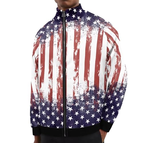 Image of Men's Lightweight Jackets Casual Full Zip Fleece Jacket Men Coats Fashion Long Sleeve Sweatshirt