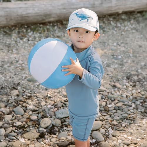 Image of JAN & JUL UV Swim Shorts and Long Sleeve UV Shirt for Toddlers