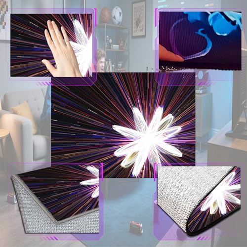 Moquette de gaming 200x290cm et tapis lavable pour sol de studio - 4