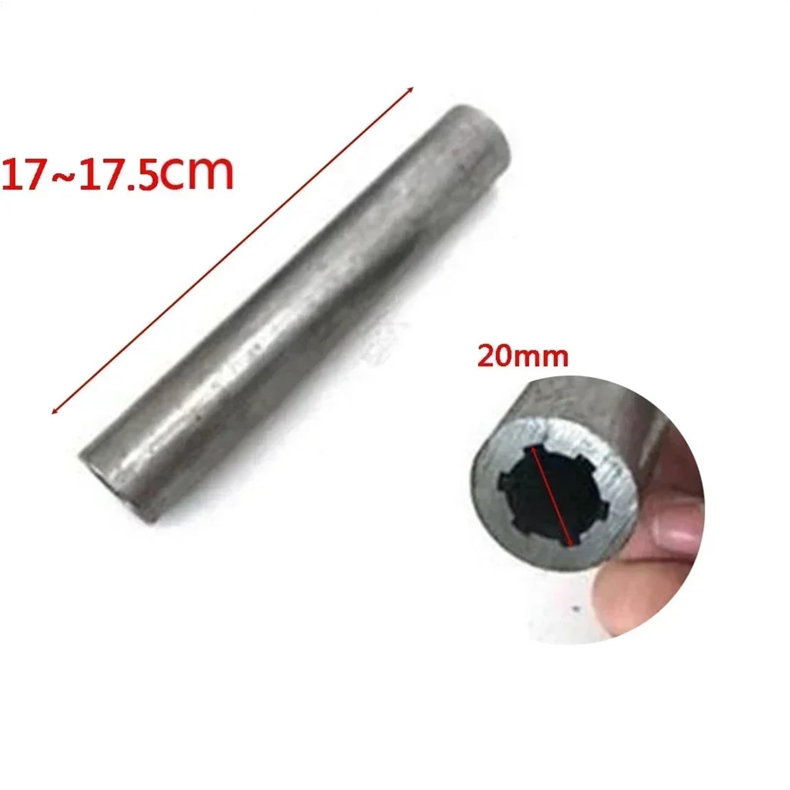 Wał napędowy 6T i 20mm przekładnia wału zębatego oś pasuje do ATV Quad Go Kart chiński Golf Cart 4(17-17.5 cm)
