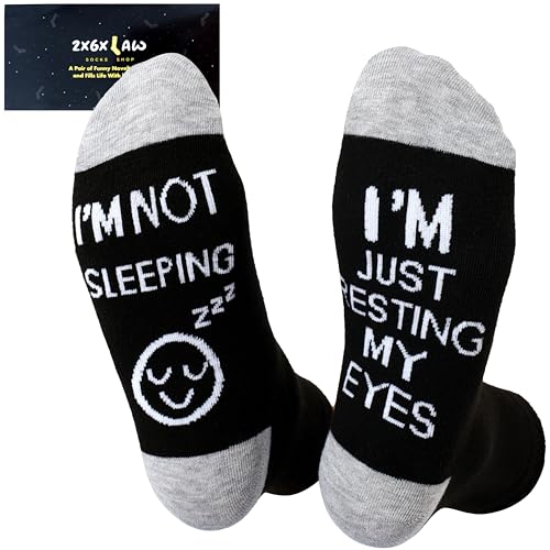 ZXGXLAW Birthday Gifts for Dad,Men Husband Grandpa Women idea Fathers Day Christmas Im Not Sleeping...