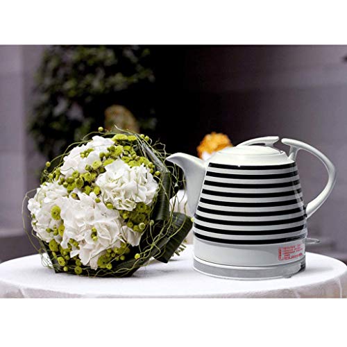 Tetera eléctrica cerámica 1.2L con base removible miniatura 6