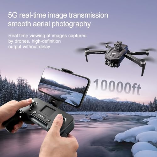 Image of V168 4K UHD Drone with GPS Return, 90 Adjustable Camera, 5G HD Transmission, 30 Min Flight, 3000M Range, Obstacle Avoidance, Brushless Motor, Follow Me & Waypoint Fly