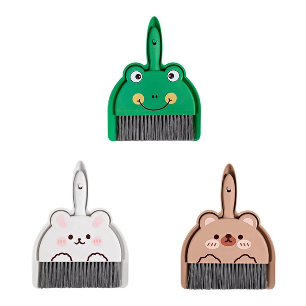 Umsoxhy Small Broom Dustpan Set Household Desk Cleaning Desk Cleaning Garbage Shovel Pet Children Mini Broom Broom