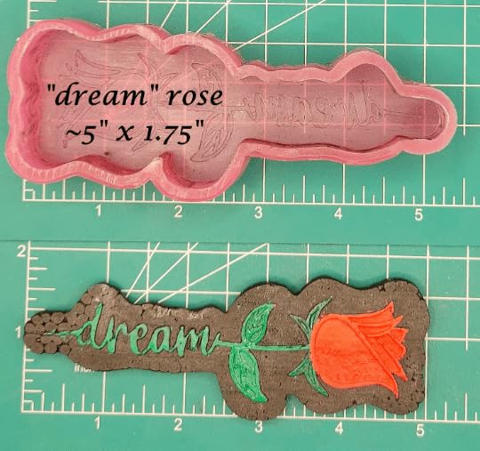 Dream Rose- Silicone Freshie Mold -