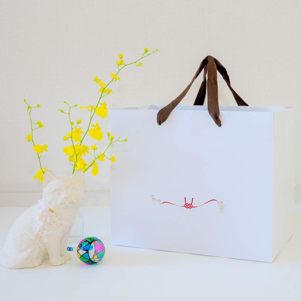 新品未使用95枚まとめ売り　引出物袋　引出物バッグ　ギフトバッグ　贈答用に Amazon | ギフトバッグ 引き出物袋 猫あわじ 手提げ紙袋 10枚