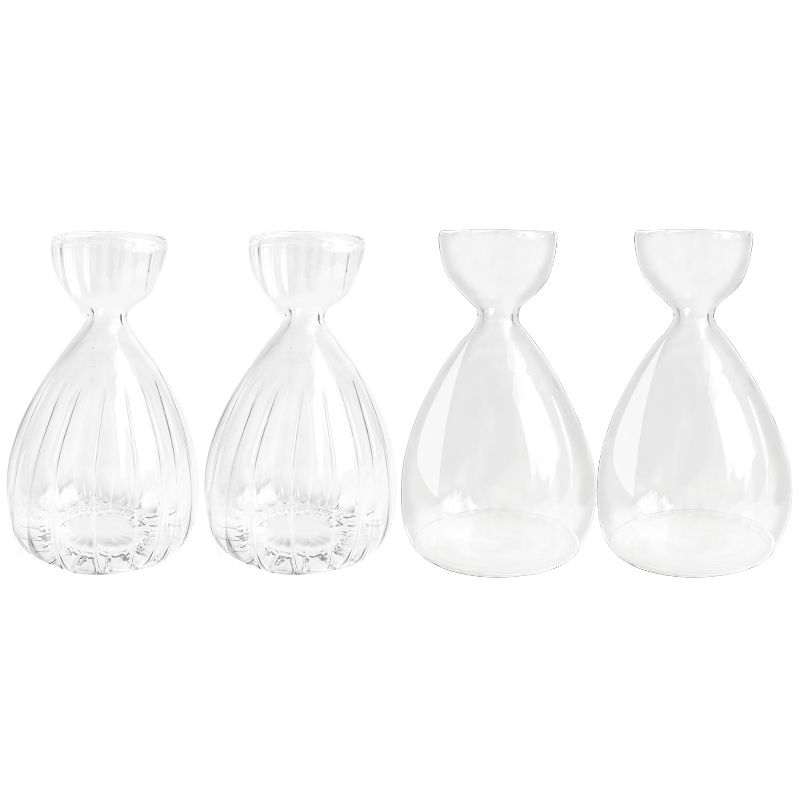 luolety 4PCS Avocado Seed Starter Vase, Avocado Tree Flower Vases Pot for Growing Planter, Avocado Tree Growing Kit Glass Hydroponic Vases Seed Plant Vase for Gardening Lover
