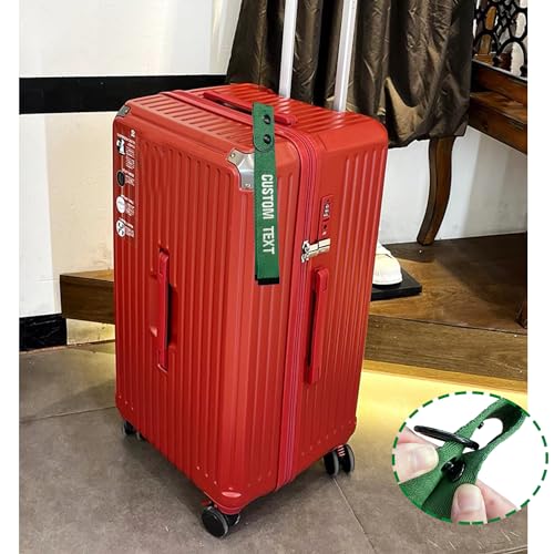 Custom Luggage Tags - Customize with Your Text,Personlized Name ID Suitcase Tag Labels for Travel Suitcase,Embroidery Baggage Tags for cothings,Quickly Spot Suitcases,Travel Bag,Hiking Bag2