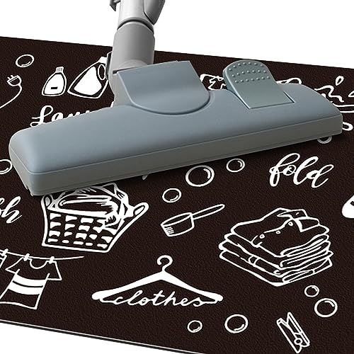 Tapete para cuarto de lavado comfoyar negro 47 x 17.5 pulg miniatura 6